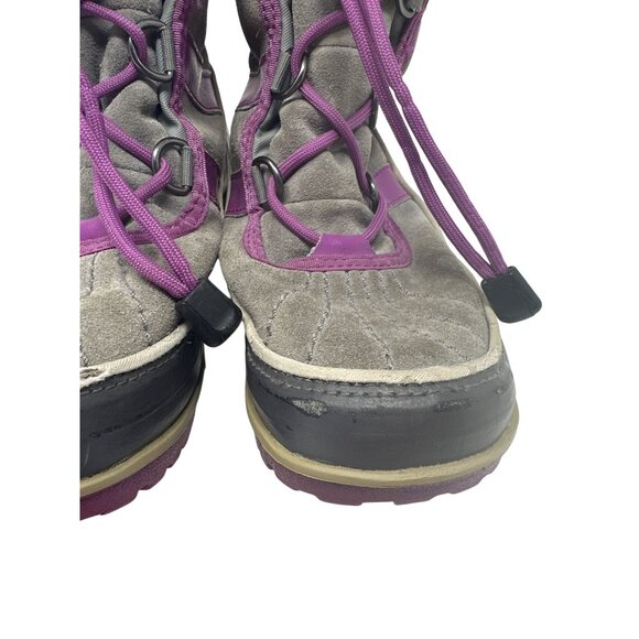 Sorel Girls Waterproof Insulated Faux Fur Lining Durable Winter Boots Size 4 - Picture 9 of 16